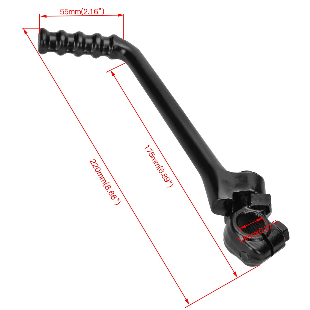 YOXUFA installed on bike right side proving direct-fit compatibility and quick swap advantage
