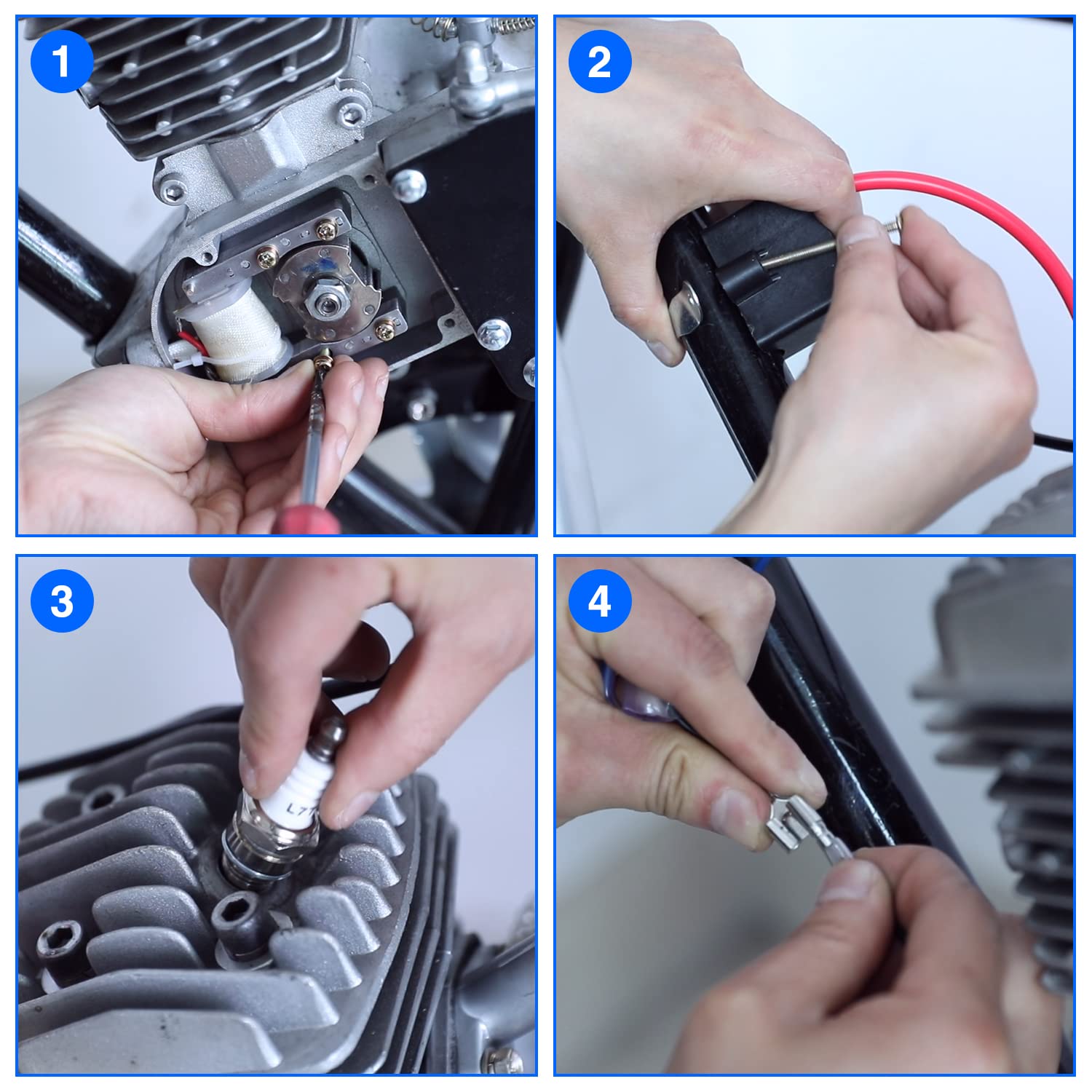 YOXUFA magneto coil close-up highlighting quality windings and fit