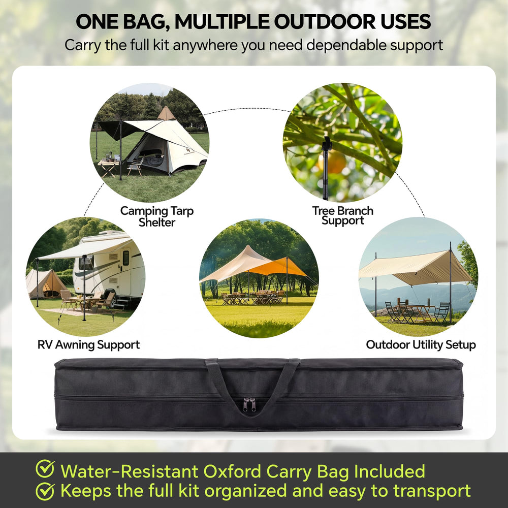 YPEMO packed Oxford carry bag showing portability and organized storage benefit