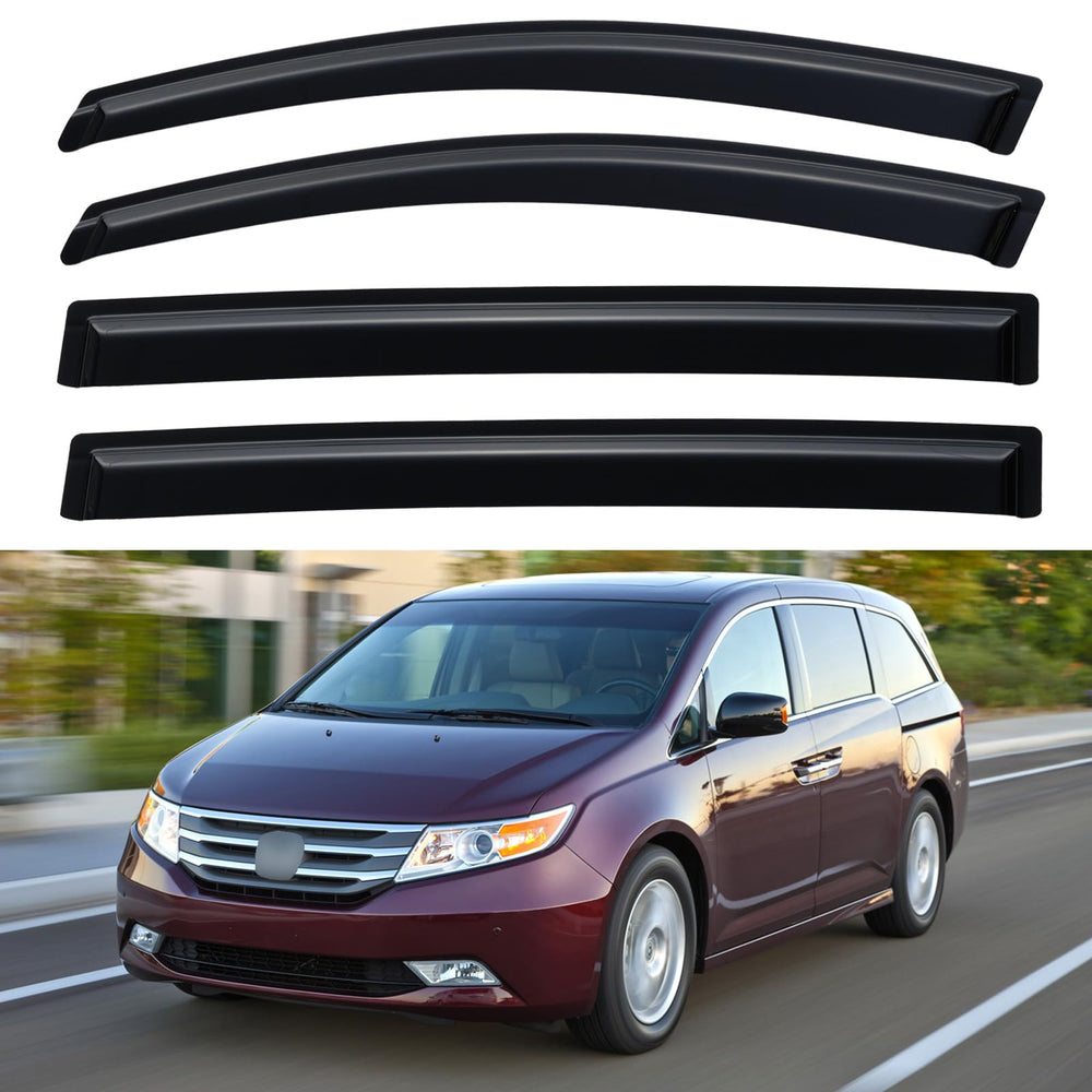 YQAUTEC front passenger side visor showing clean fit and protection
