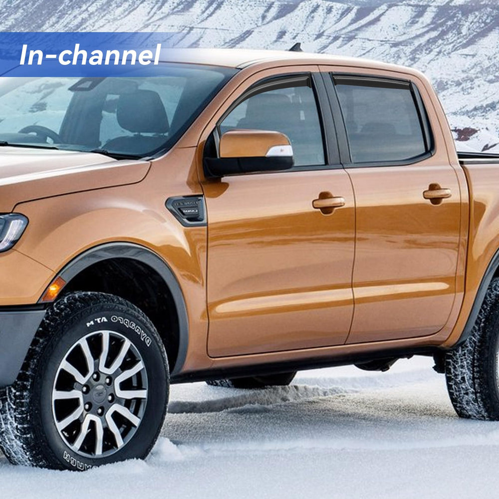 YQAUTEC in-channel fitment demo on door highlights exact vehicle-specific contouring