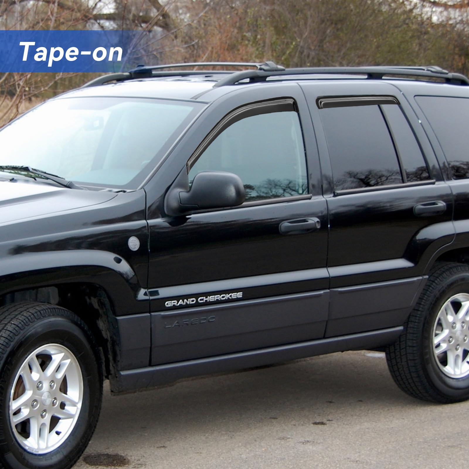 YQAUTEC installed on Jeep Grand Cherokee front door improving ventilation