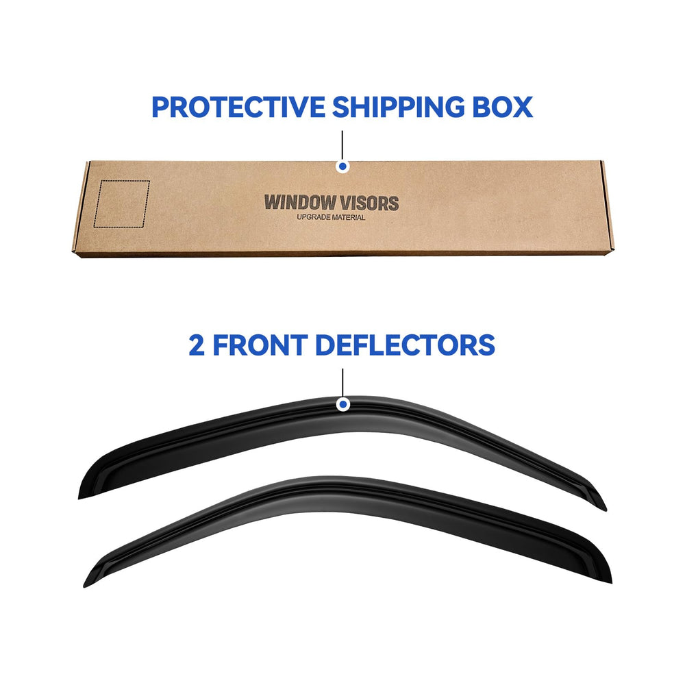 YQAUTEC two-piece package showing contents and fit for both sides