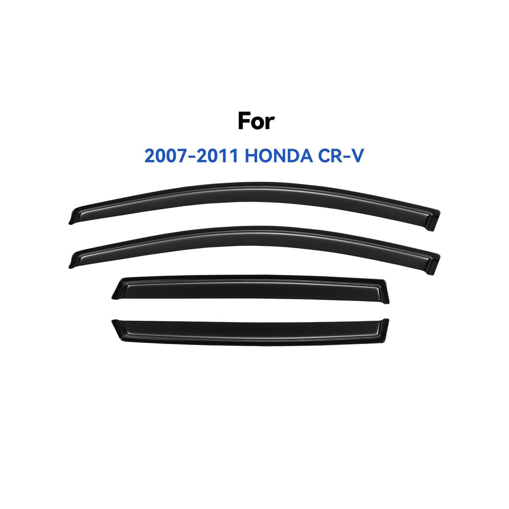 YQAUTEC side profile on CR‑V window, reduces wind noise for quieter drives