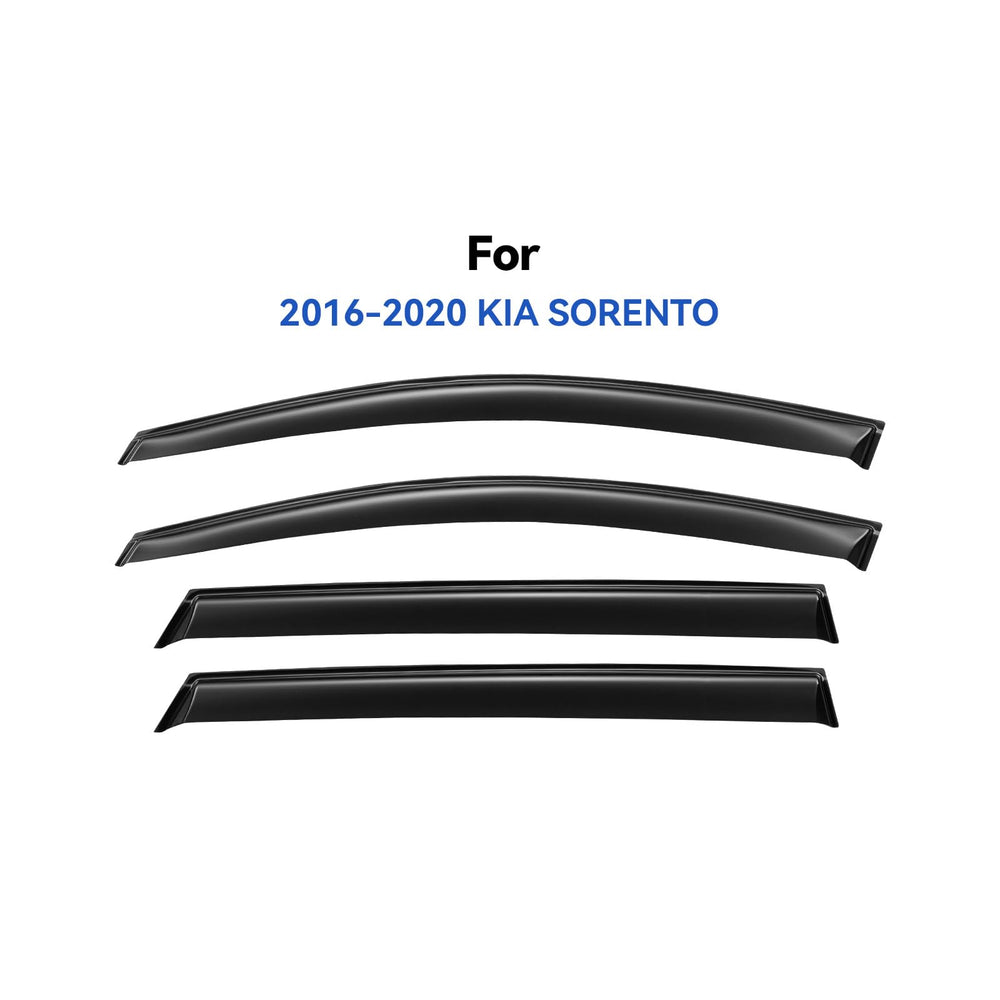 YQAUTEC on Kia Sorento side profile installed for weather protection