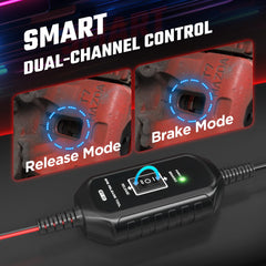YUANRI BT10 connection ports and cables for safe EPB hookup and power