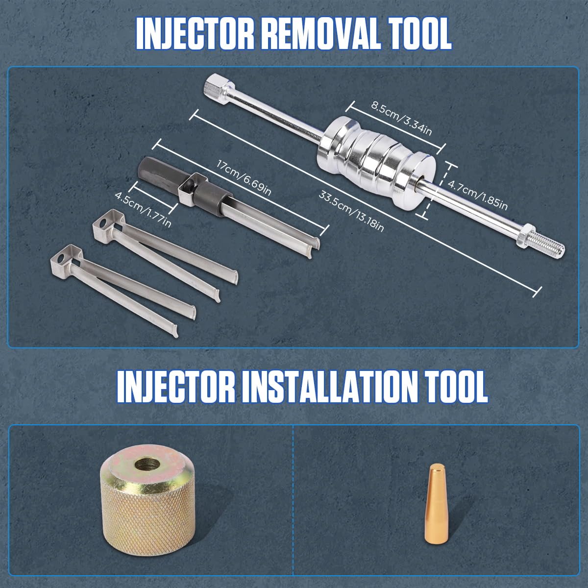 YUANRI tool next to ruler for scale, confirms correct size and fit