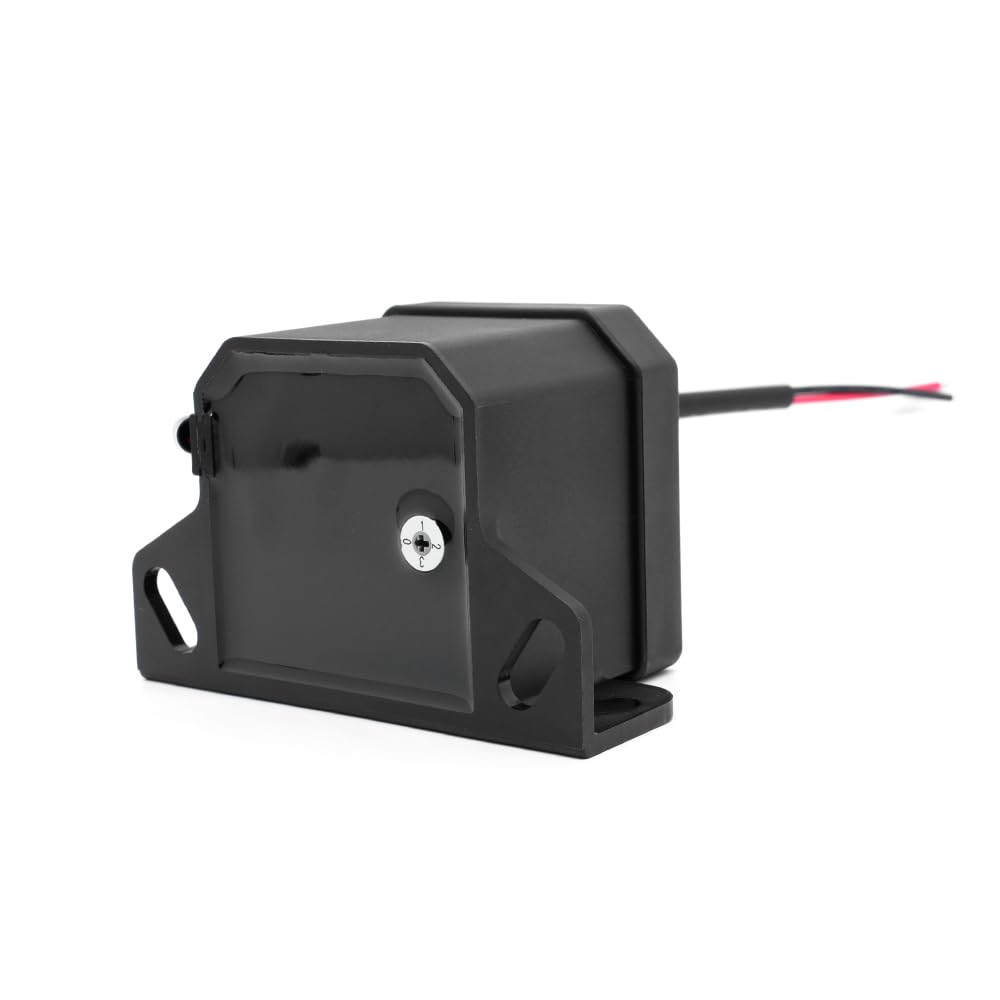 YUESONIC alarm mounted on truck rear illustrating easy installation and increased pedestrian awareness