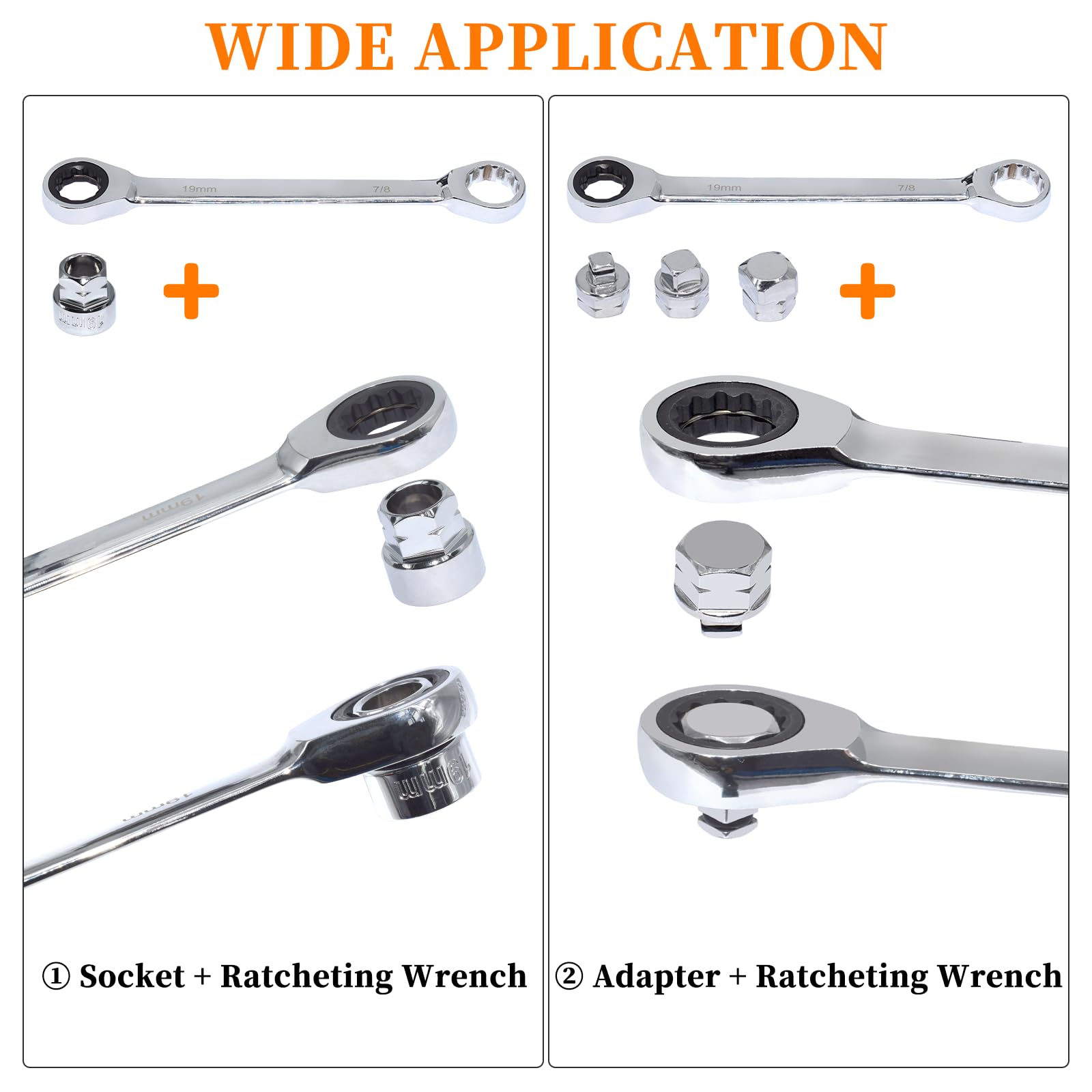Yuesstloo 14-inch extension bar detail demonstrating extra reach advantage
