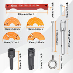 Yuesstloo camshaft timing tool close-up showing hardened steel for precise locking