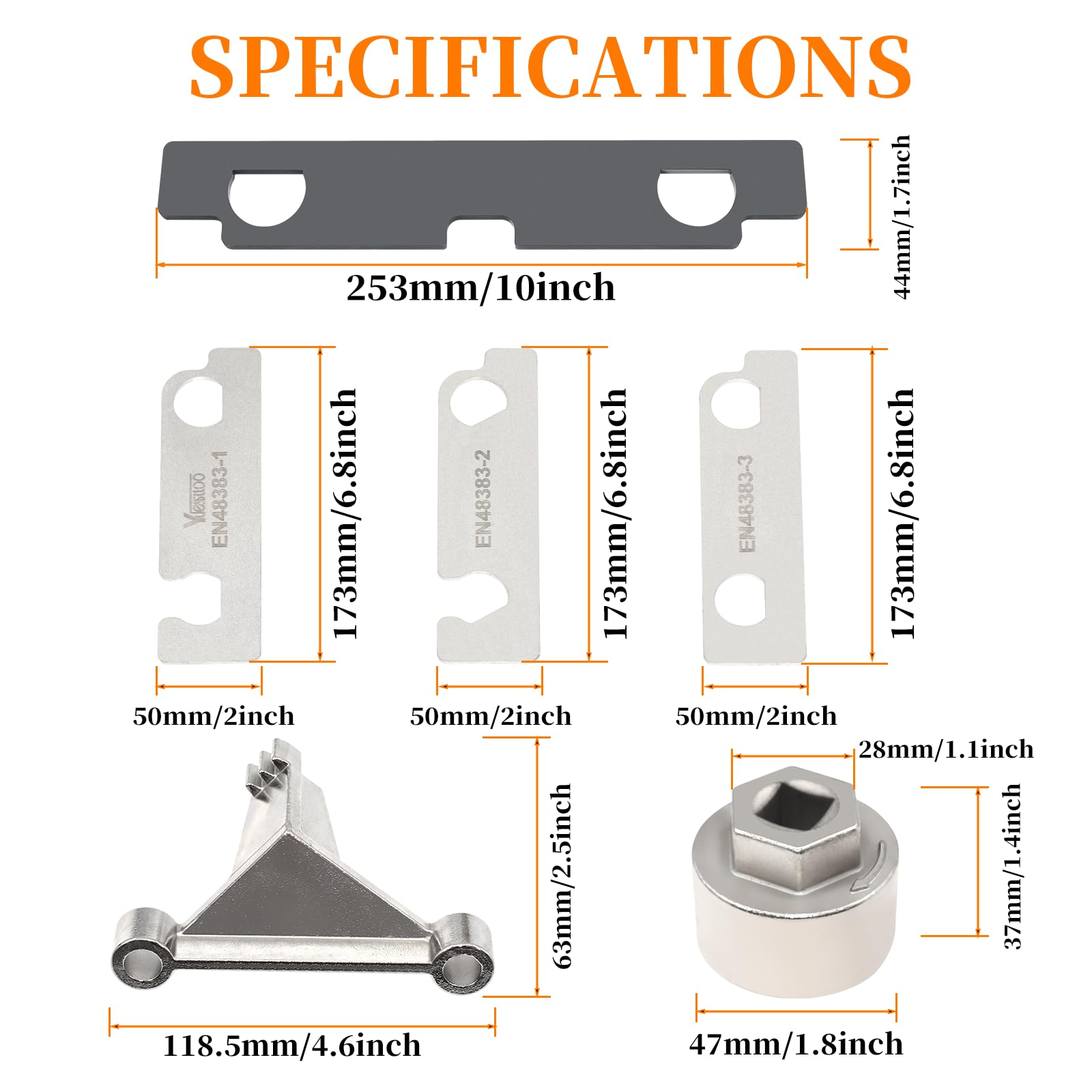 Yuesstloo crankshaft setting tool pictured to stabilize crank for accurate timing