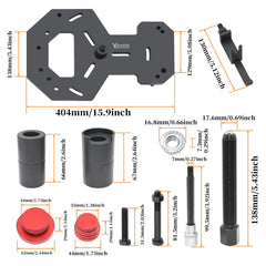 Yuesstloo remover tool engaged with transmission for safe extraction