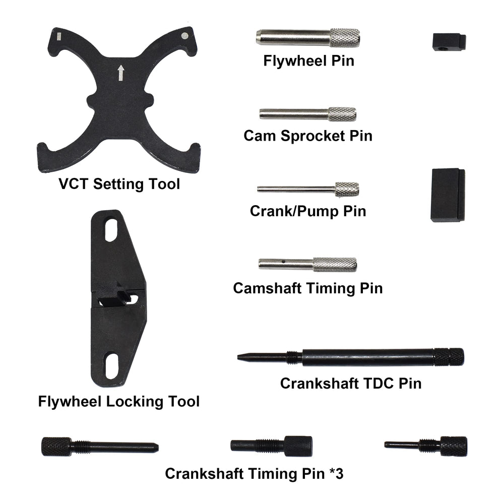 Yuesstloo flywheel locking plate detail to prevent crank rotation while servicing
