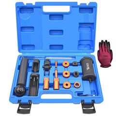Yuesstloo carry case open showing organized injector service tools and fast access