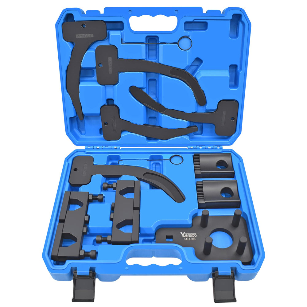 Yuesstloo front case and tools organized for quick transport and setup