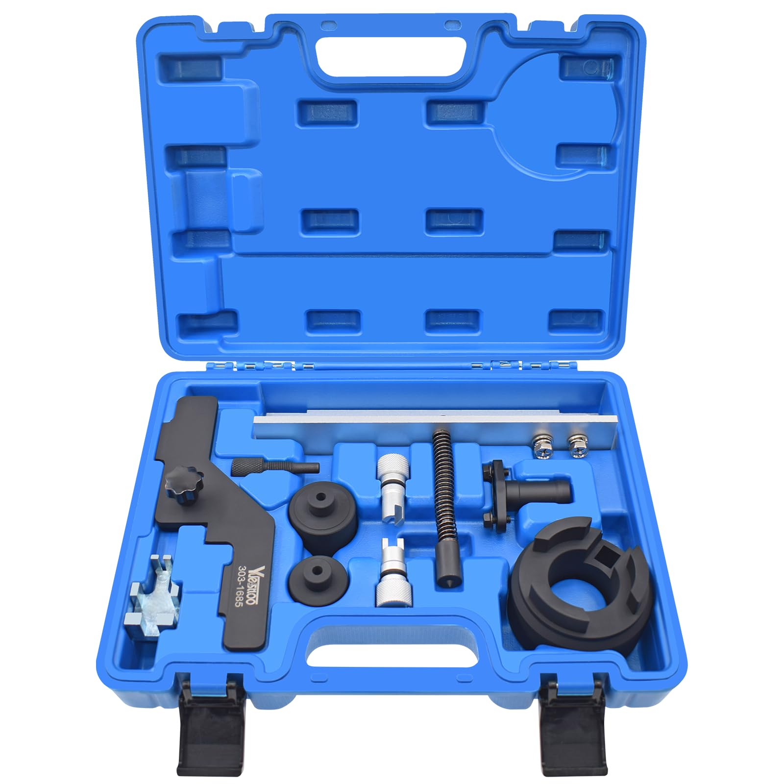 Yuesstloo front-open case showing complete kit and organized tools for quick access