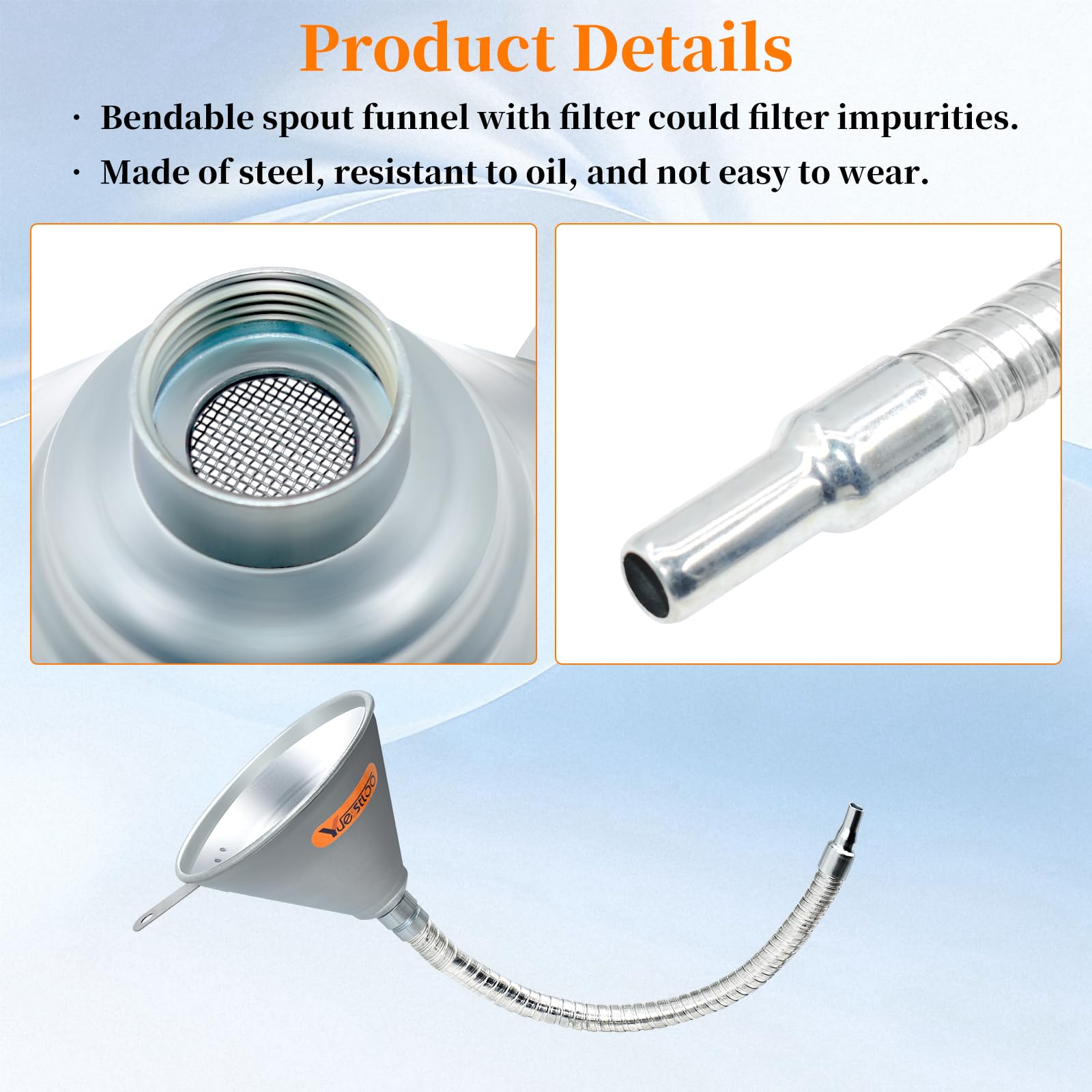 Yuesstloo hook storage view showing easy hanging for quick access and drip-free storage