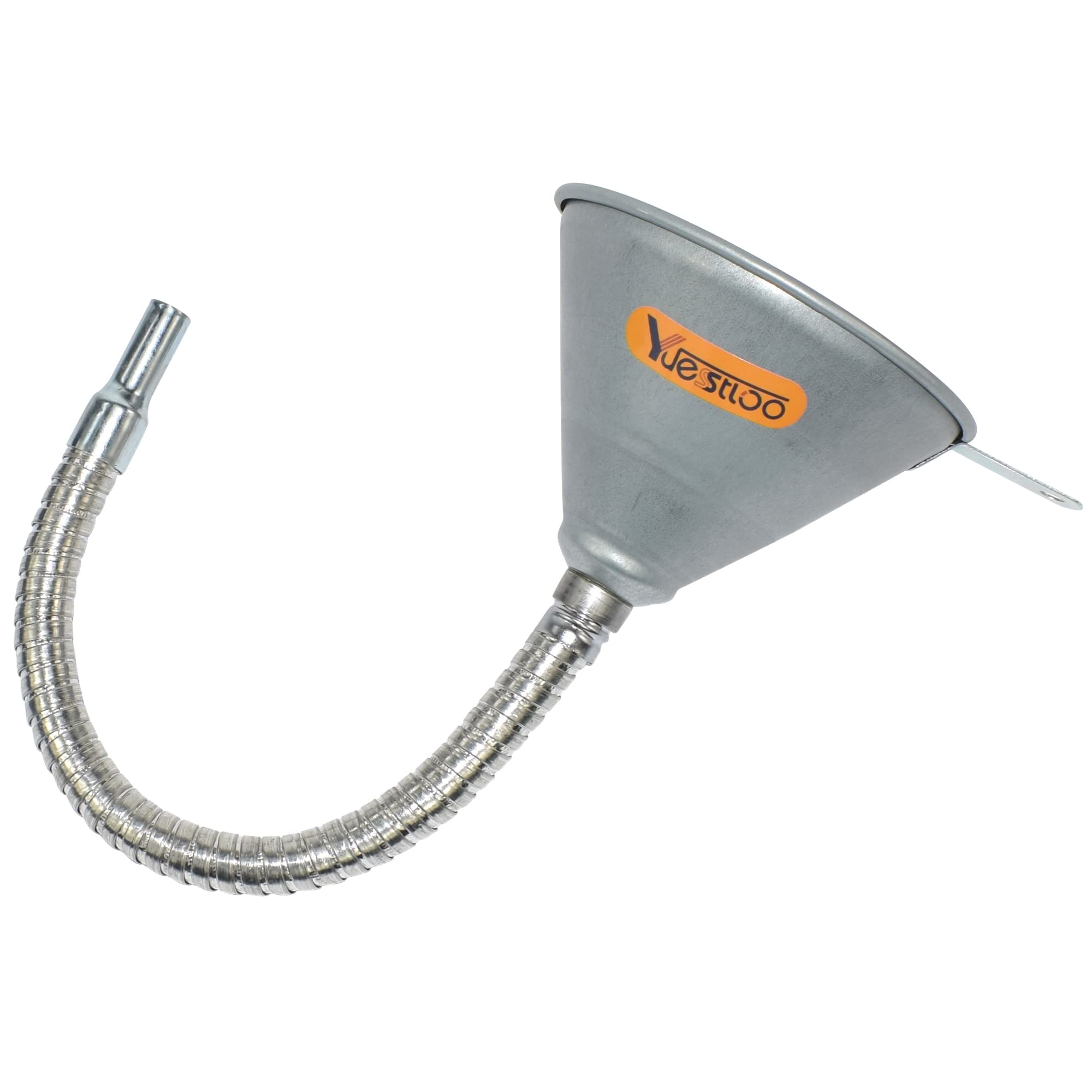 Yuesstloo packaging and accessories displaying funnel plus gloves and user-ready kit