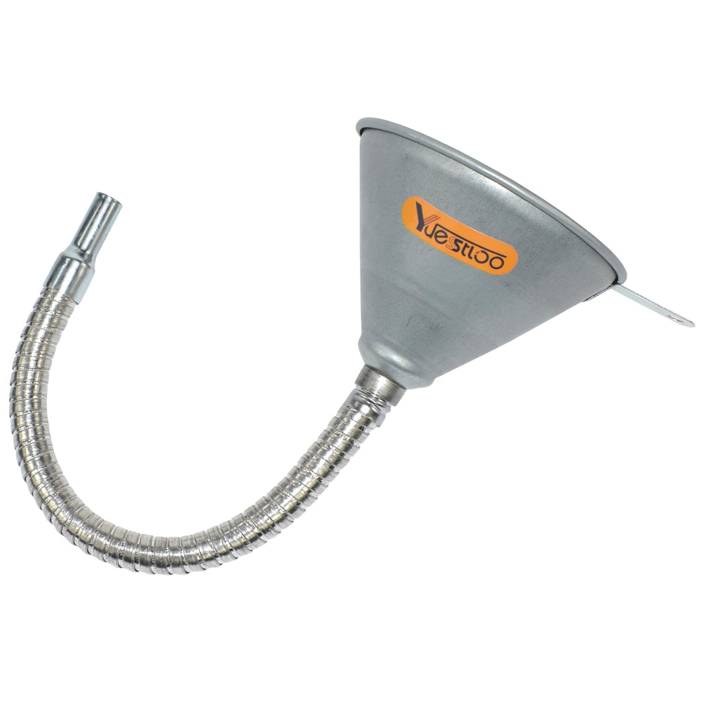 Yuesstloo packaging and accessories displaying funnel plus gloves and user-ready kit