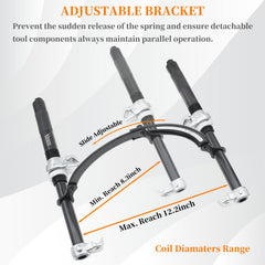 Yuesstloo compressor jaws open wide to show broad compatibility benefit