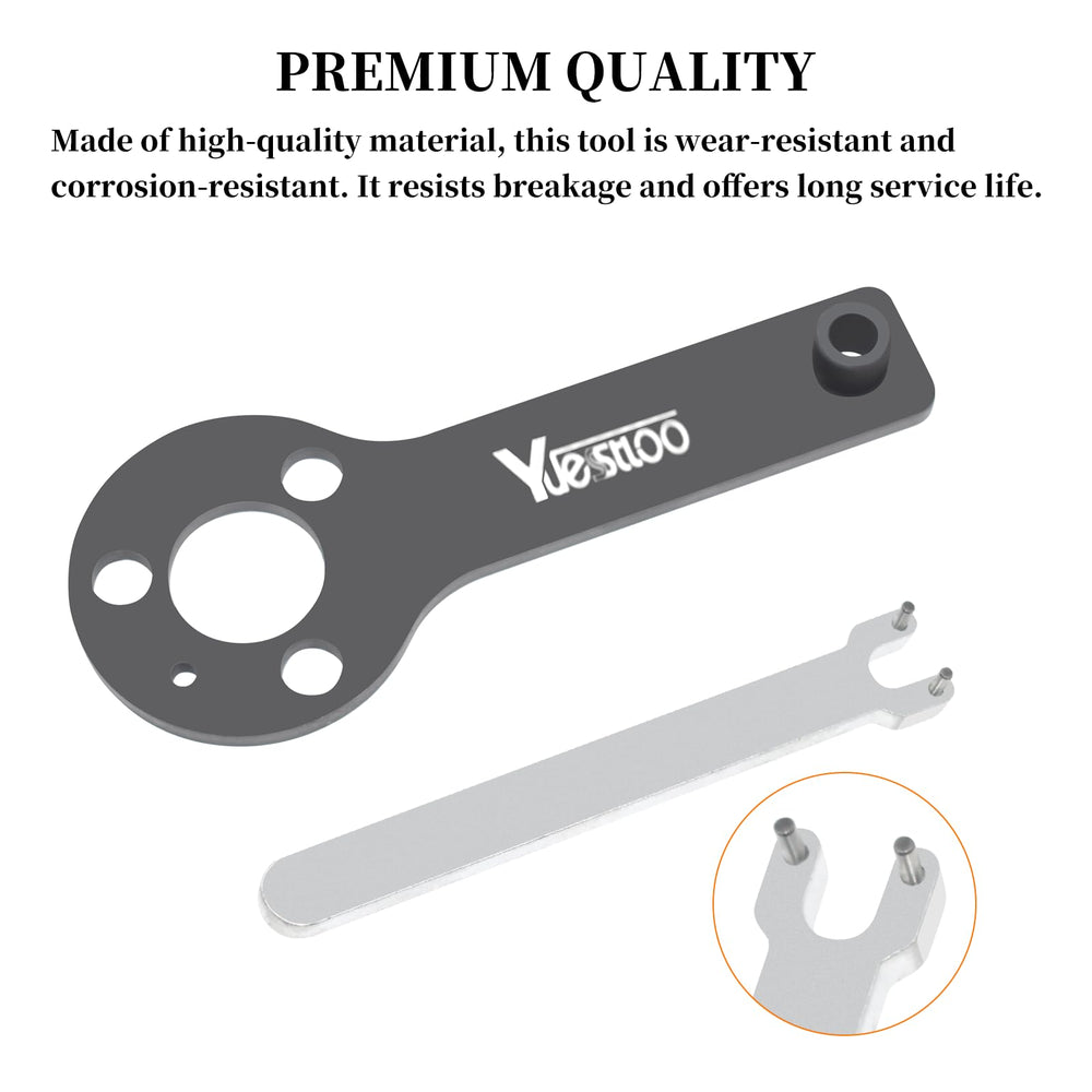 Yuesstloo kit next to a hand showing compact portable size advantage