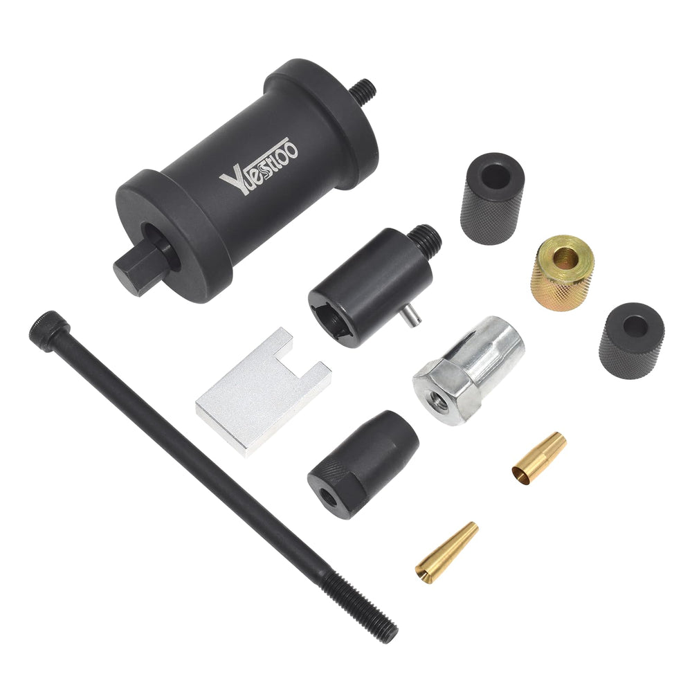 Yuesstloo slide hammer close-up demonstrating controlled extraction power and safer removal