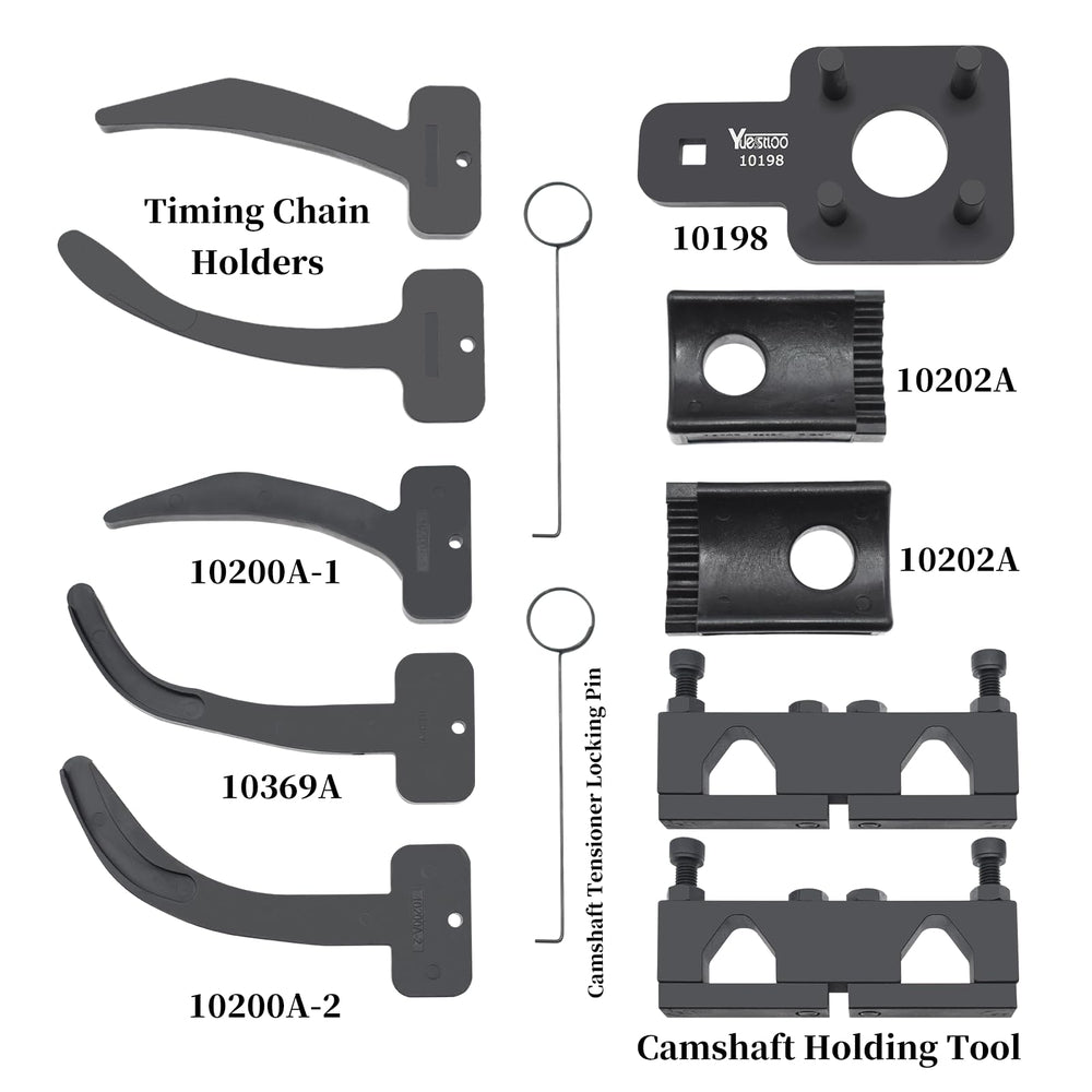 Yuesstloo timing chain holders close-up showing secure fit benefit