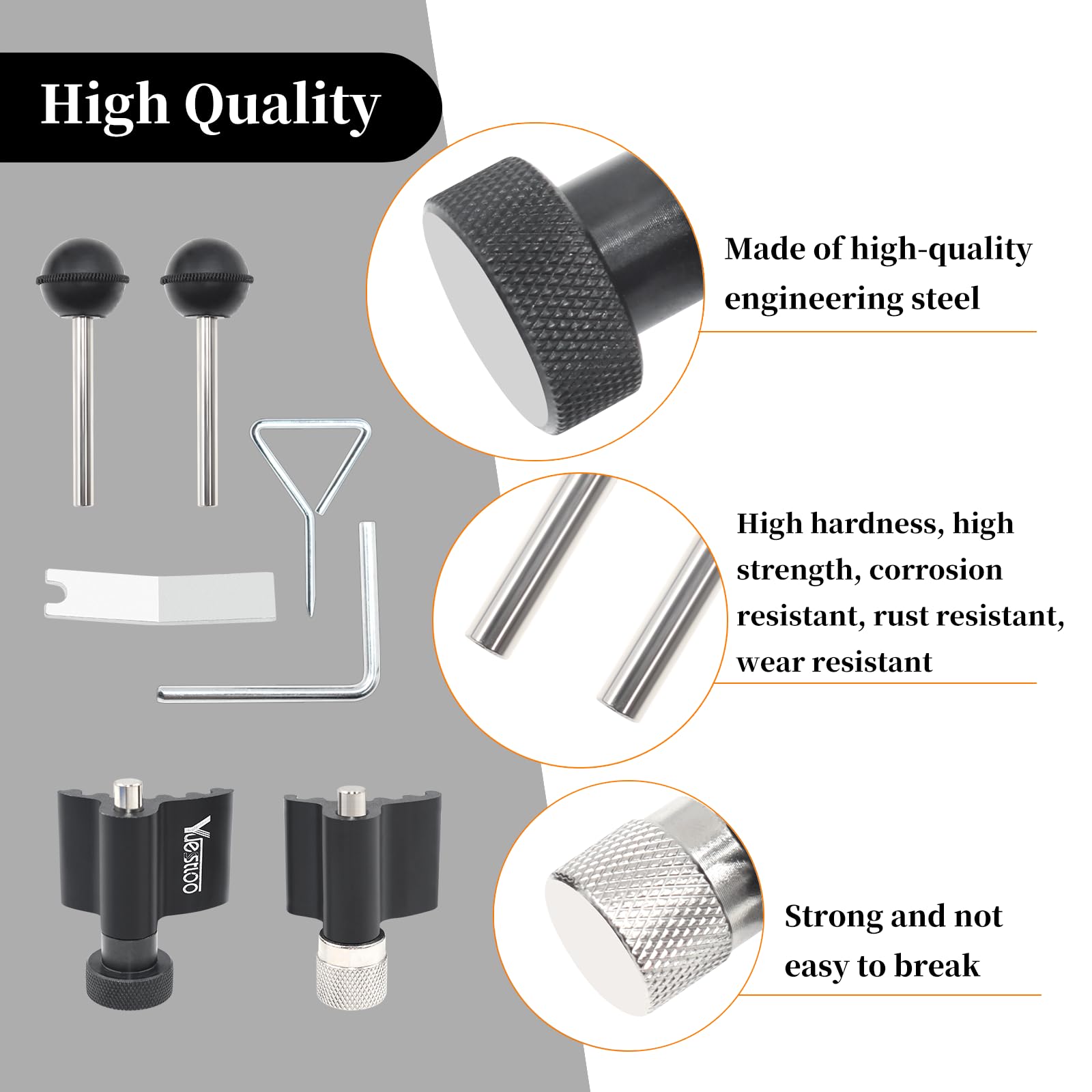 Yuesstloo molded carrying case keeping tools organized and portable
