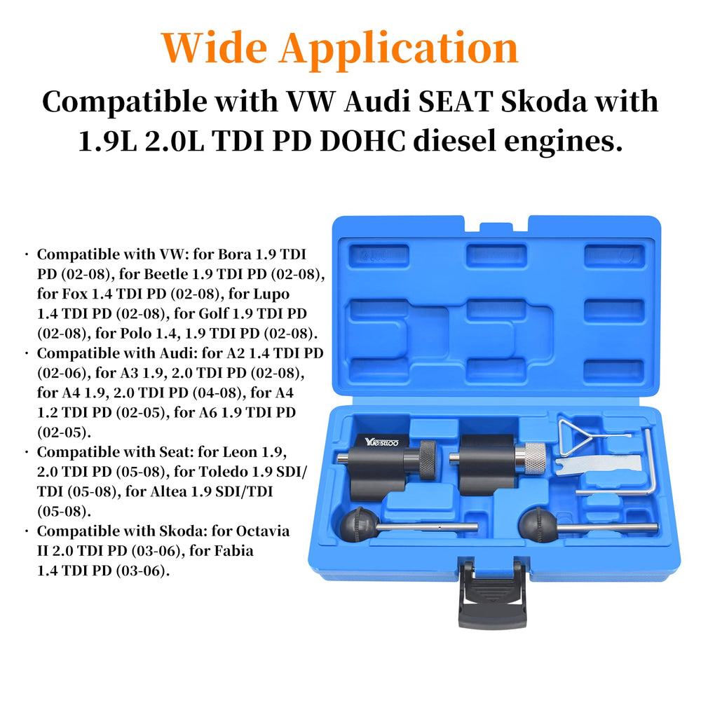 Yuesstloo tools installed on engine demonstrating proper use and fit