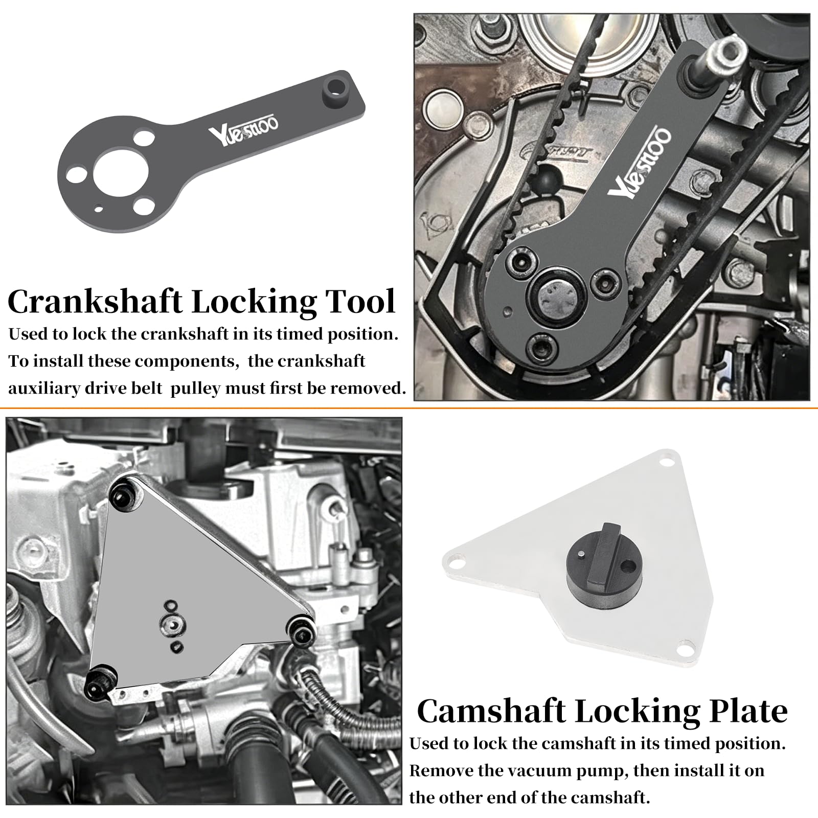 Yuesstloo tools installed on Multiair engine demonstrating secure locking