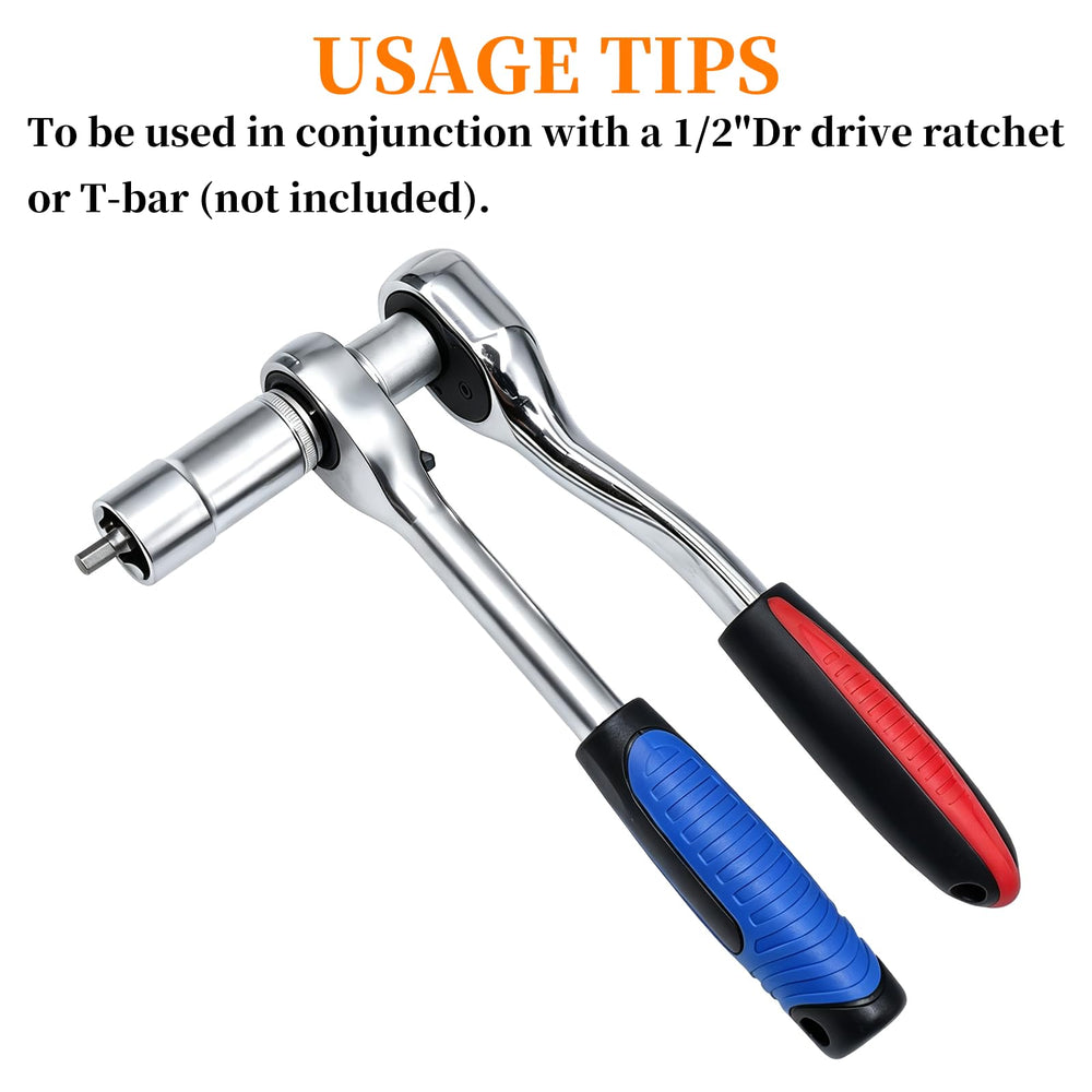 Yuesstloo reversible support wrench with T50 sleeve for added torque