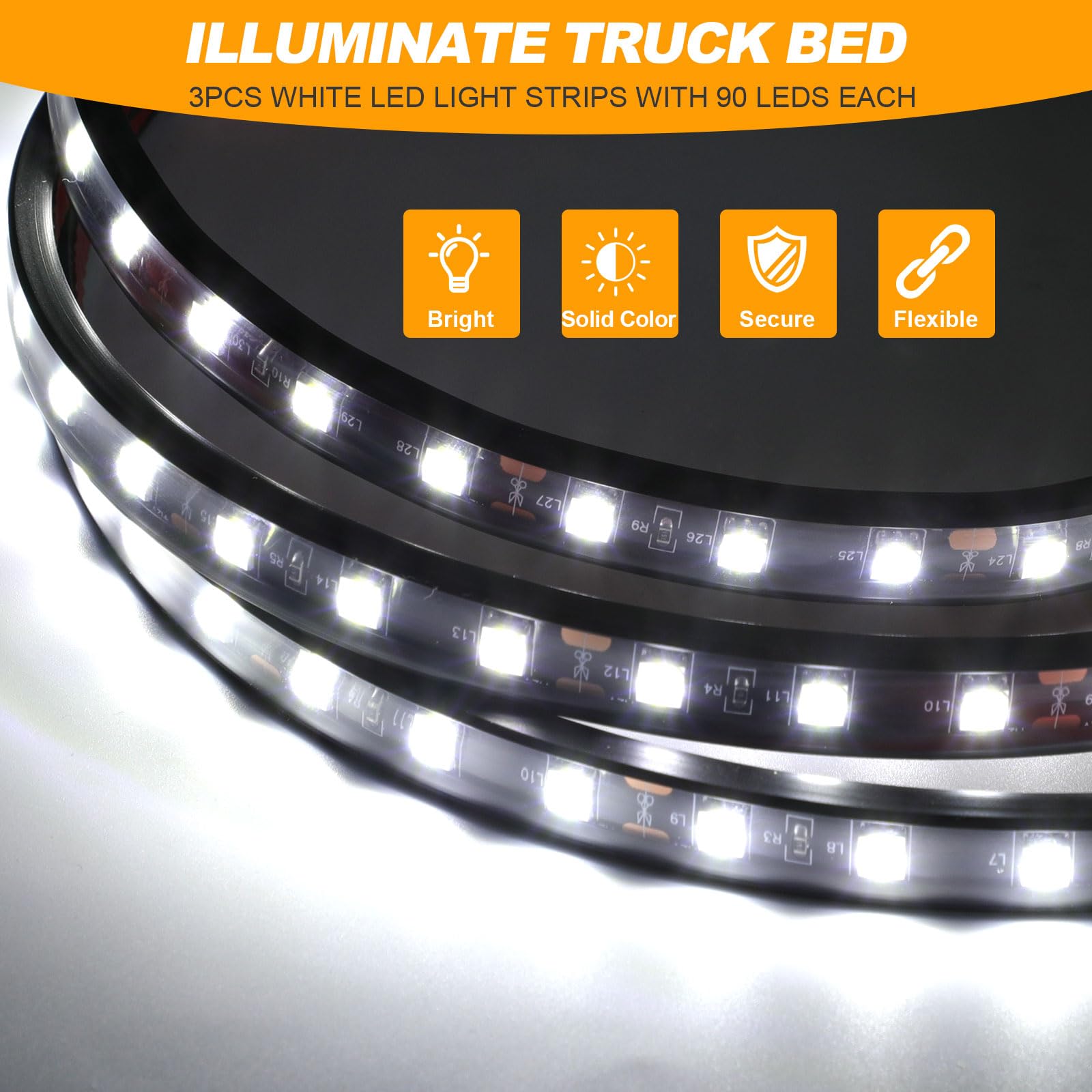 YUGUANG close-up of sealed LED tube highlighting waterproof protection