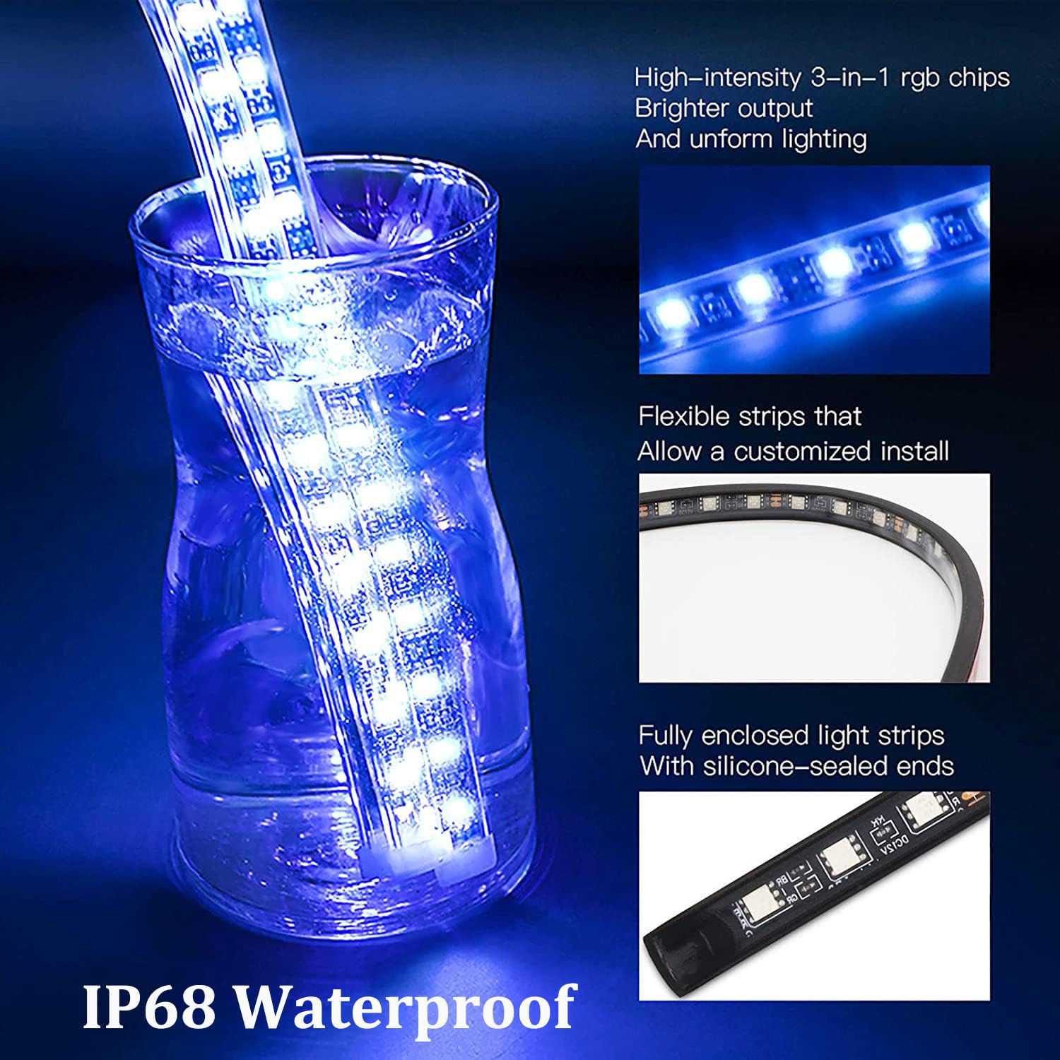 YUGUANG waterproof sealed tubing detail providing weather resistance