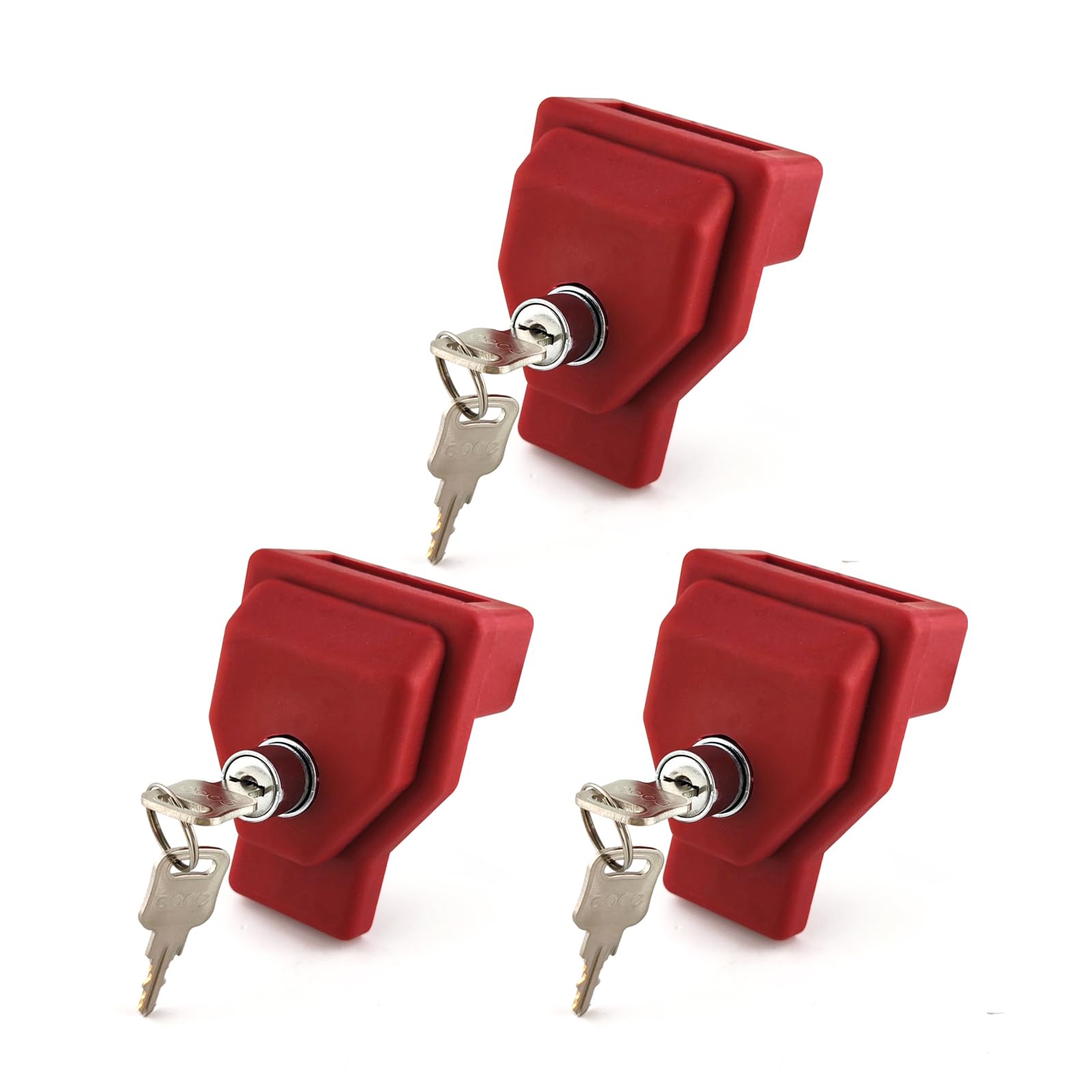 Yujanery glad hand lock front packaging showing included three locks
