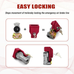 Yujanery key and lock set displayed to show keyed-alike convenience