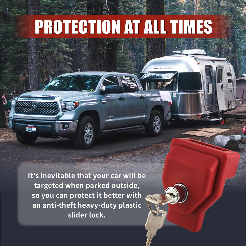 Yujanery lock held in hand to show compact size and portability