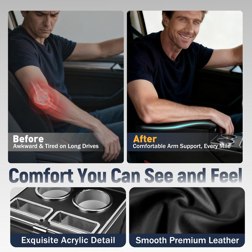 YUKGAMS open locking compartment protecting valuables while parked or traveling