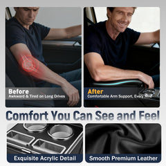YUKGAMS open locking compartment protecting valuables while parked or traveling