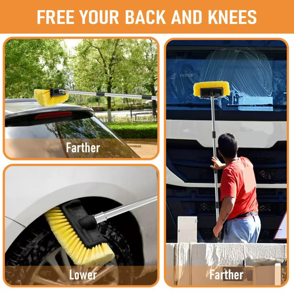 YULOOSI brush beside hand showing scale and easy handling