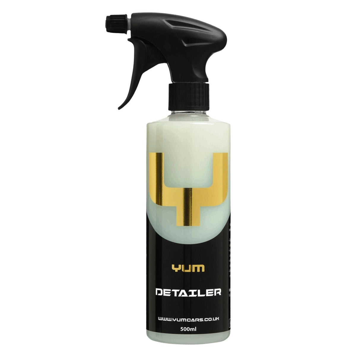 YumCars bottle front label showing product and quick gloss benefit