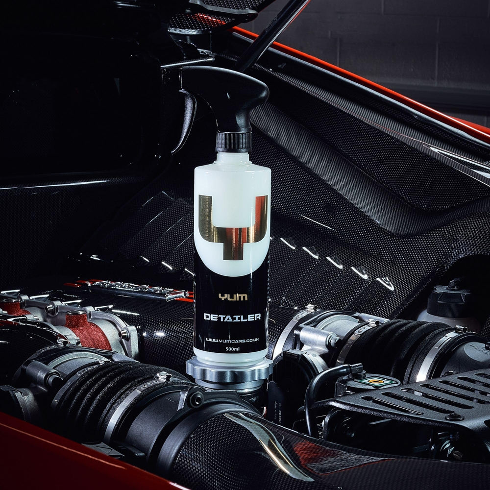 YumCars being wiped with microfiber for quick, effortless buffing