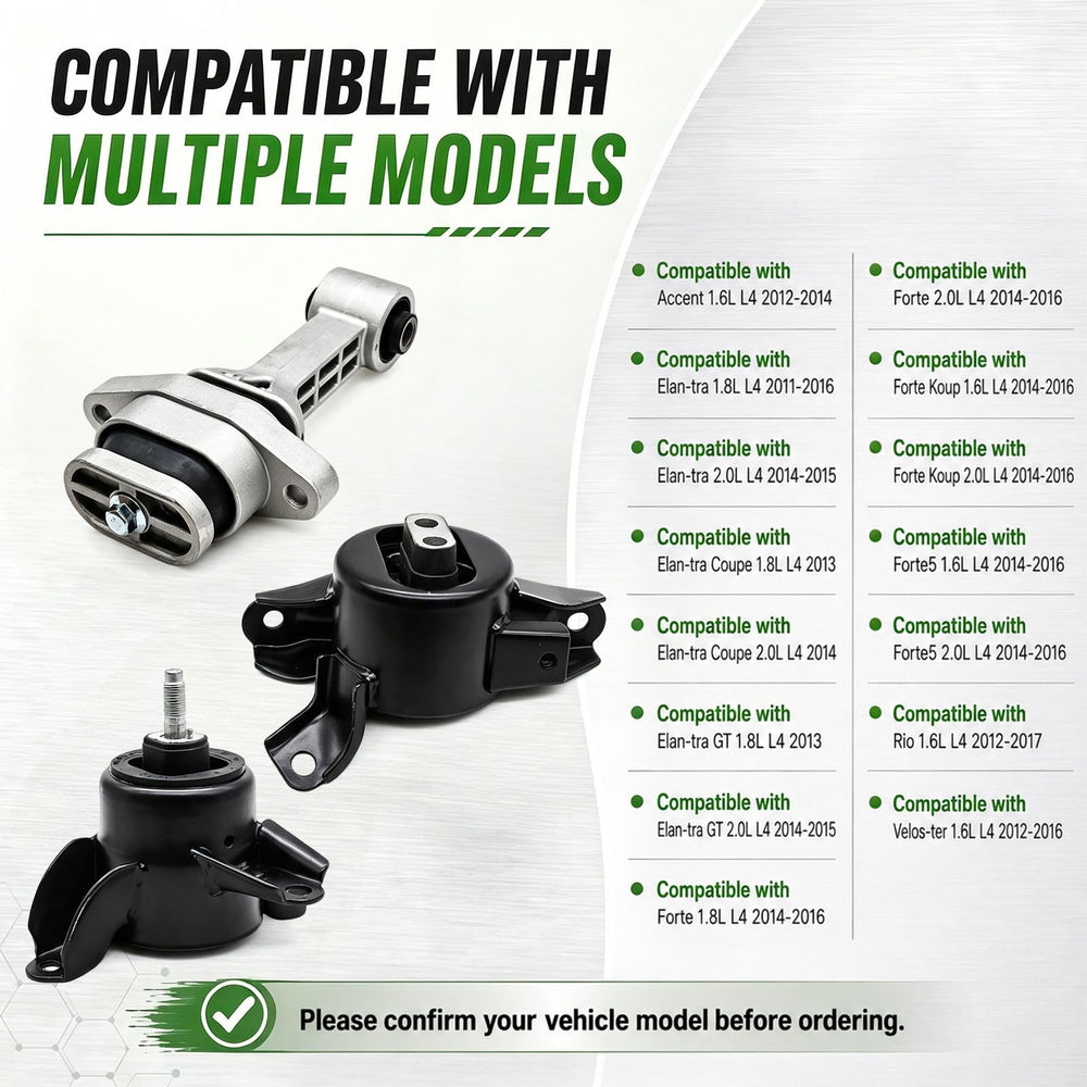 Yunnergo left transmission mount detail highlighting reinforced bracket for smoother shifts