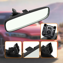 Yunnergo mirror mounting plate detail showing secure snap-fit benefit