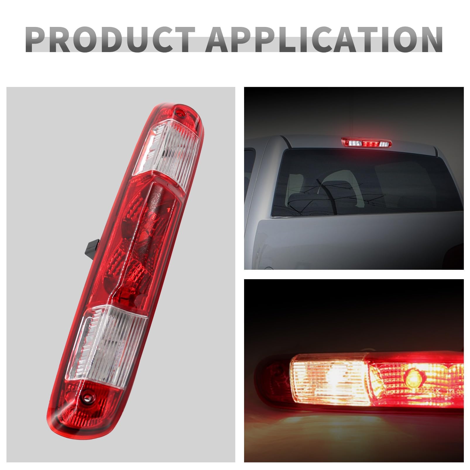 Yunnergo brake light mounted on Silverado demonstrating improved brake visibility