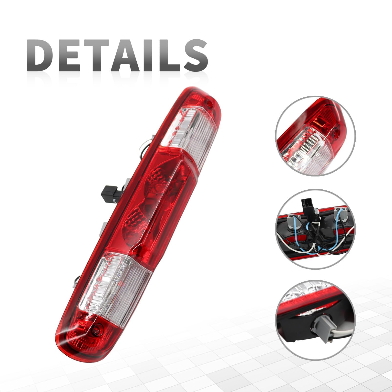 Yunnergo night visibility demo showing bright high-mount brake illumination