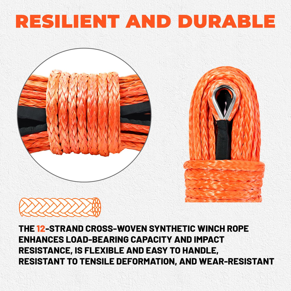 YUNPEAK rope used in ATV recovery showing reliable towing performance