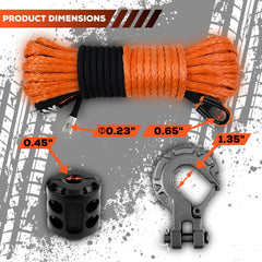 YUNPEAK protective sleeve detail reducing wear and extending rope service life
