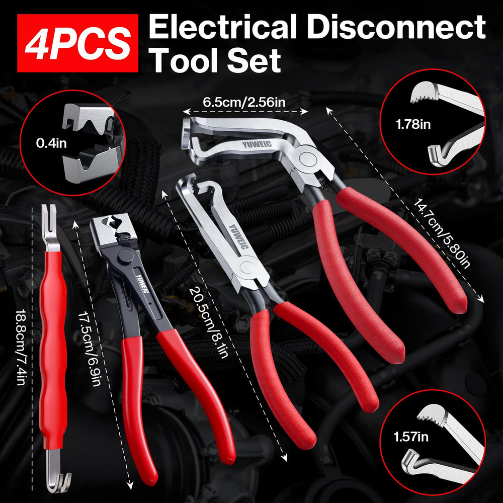YUWEIC straight pliers detail showing hardened steel and ergonomic grip