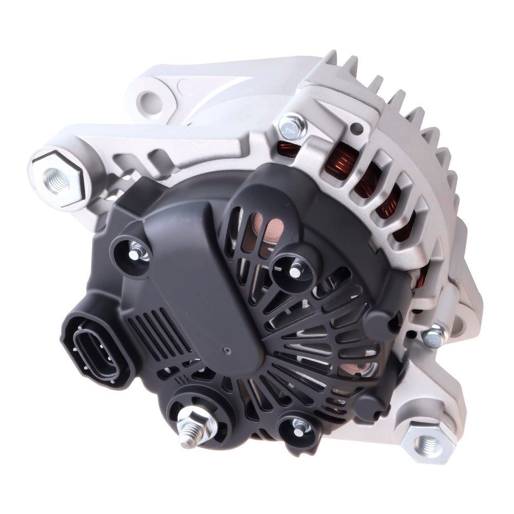 YYHHZZ alternator packaged with hardware ready for immediate installation