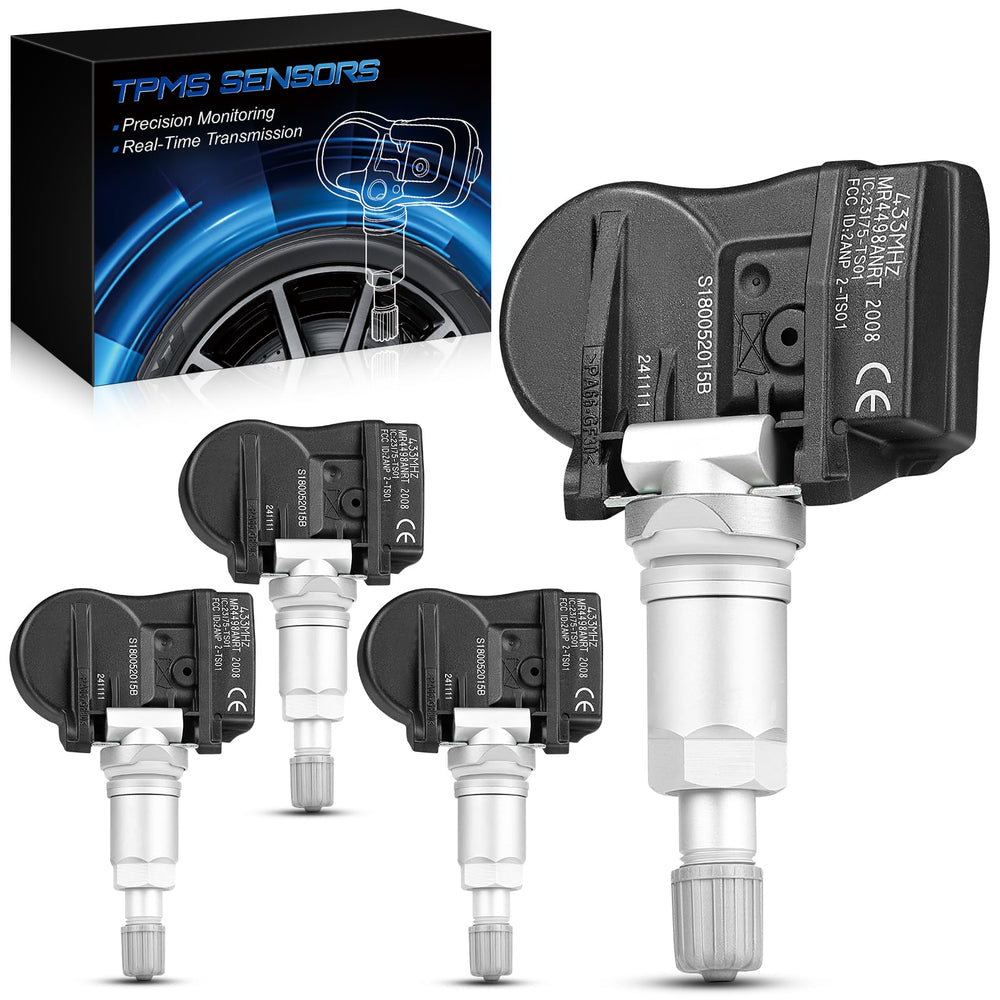 YZHIDIANF front view of TPMS sensor showing replaceable valve and OEM fit benefit